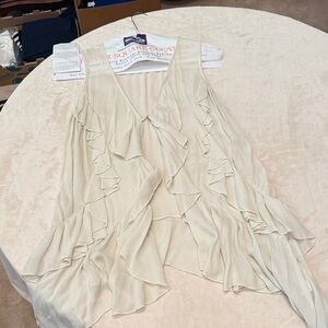 Off white see through vest